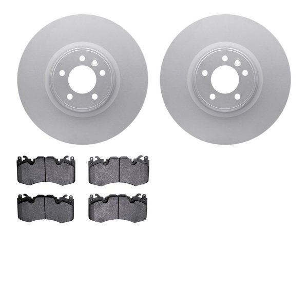Dynamic Friction Co 4502-11057, Geospec Rotors with 5000 Advanced Brake Pads, Silver 4502-11057